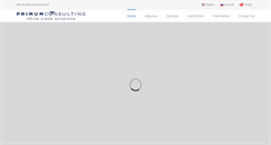 Desktop Screenshot of primumconsulting.com