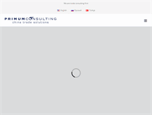 Tablet Screenshot of primumconsulting.com